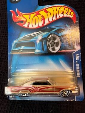 Hot Wheels Gold & Red 1965 Bonneville Toy Car